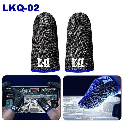 1/3/5 Pairs Mobile Game Fingertip Gloves For PUBG Sweatproof Anti-slip Touch Screen Finger Sleeve Breathable Gaming Finger Cover 3C Kanlennys Store