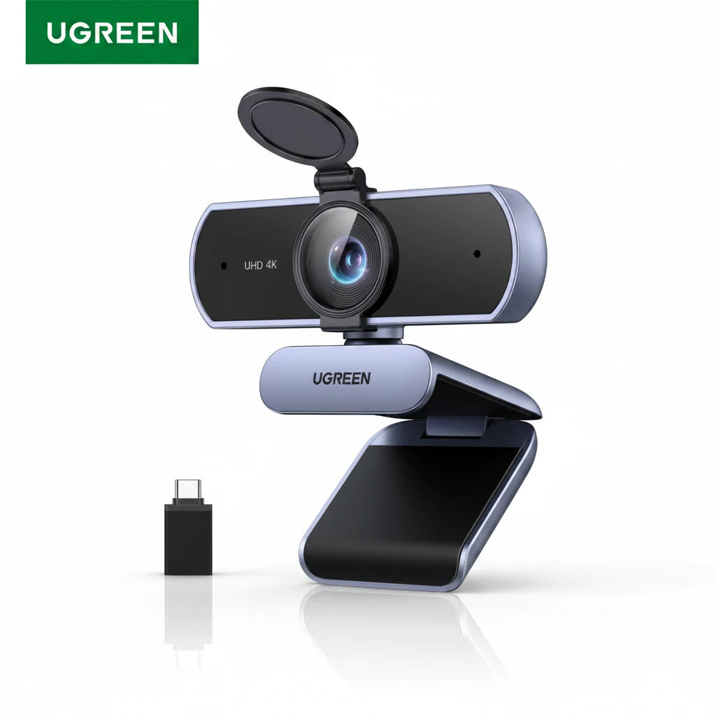 UGREEN 4K FHD 1080P Webcam 8MP for PC, PDAF Auto Focus, Dual AI Noise-Cancelling Mics, Web cam Camera for Zoom/Teams/Google Meet Ugreen Official Store