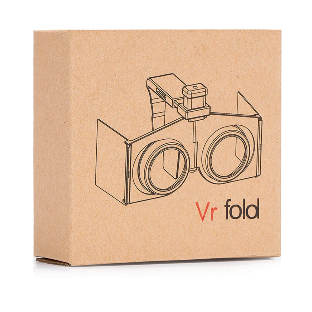 Portable 3D VR Glasses Movies Games Plastic Nearsighted VR Glasses Mini Foldable Virtual Reality VR Glasses Kits for Android/iOS Life With Intelligence Store