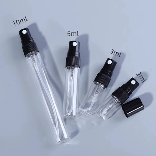 30/50/100pcs 2ml 3ml 5ml 10ml Glass Perfume Bottles Portable Empty Refillable Bottle Cosmetics Bottle Sample Thin Glass Vials Shop1104032277 Store