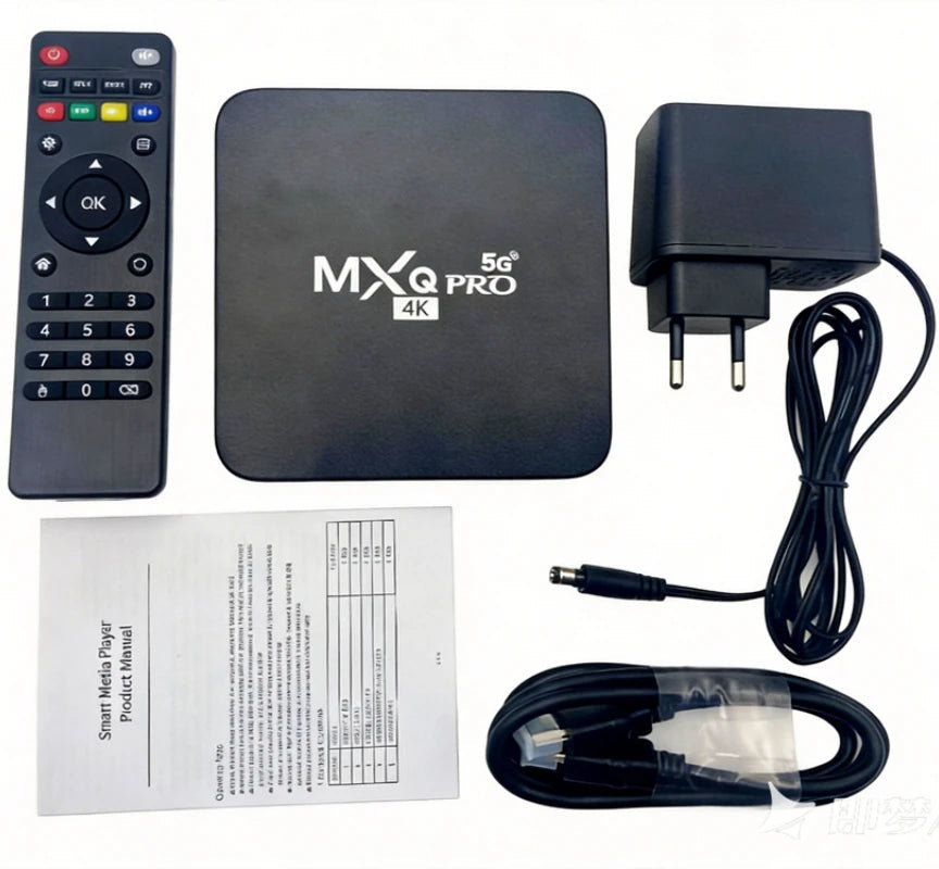 MXQ PRO TV BOX Android S905L 2.4G&5G WiFi Original Quad Core Youtube Media Player Mxq Pro 4K Set Top Box IPTV Netflix YouTube LEEDOAR Digital Store