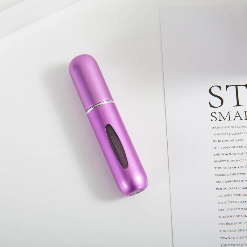 1/3/5/10pcs travel Leak portable mini perfume bottle with Bottom Fill Function aluminum refillable 5ml spray bottle Jasibadan Store Store