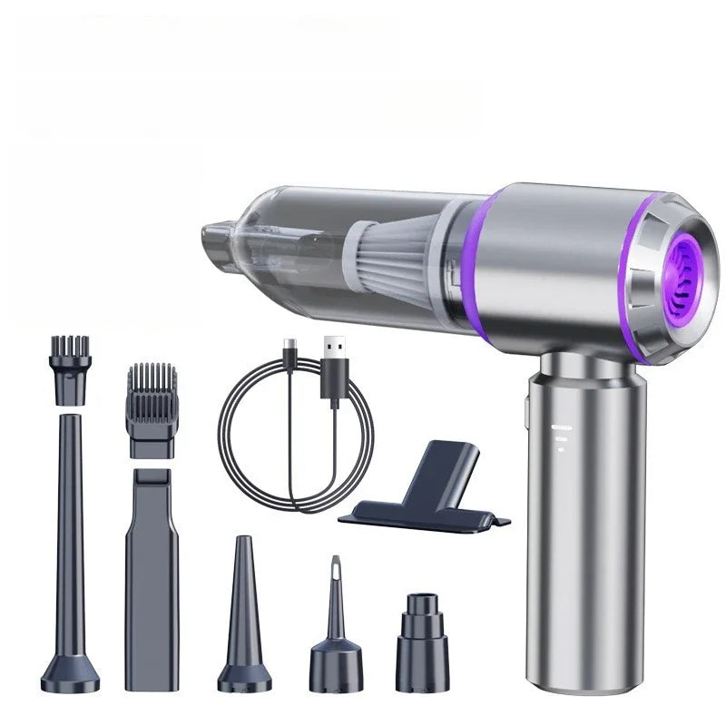 Car Vacuum Cleaner High Power Portable Handheld Wireless Brushless Motor Cleaning Machine Powerful Air Duster for Home Appliance ELECS A Store
