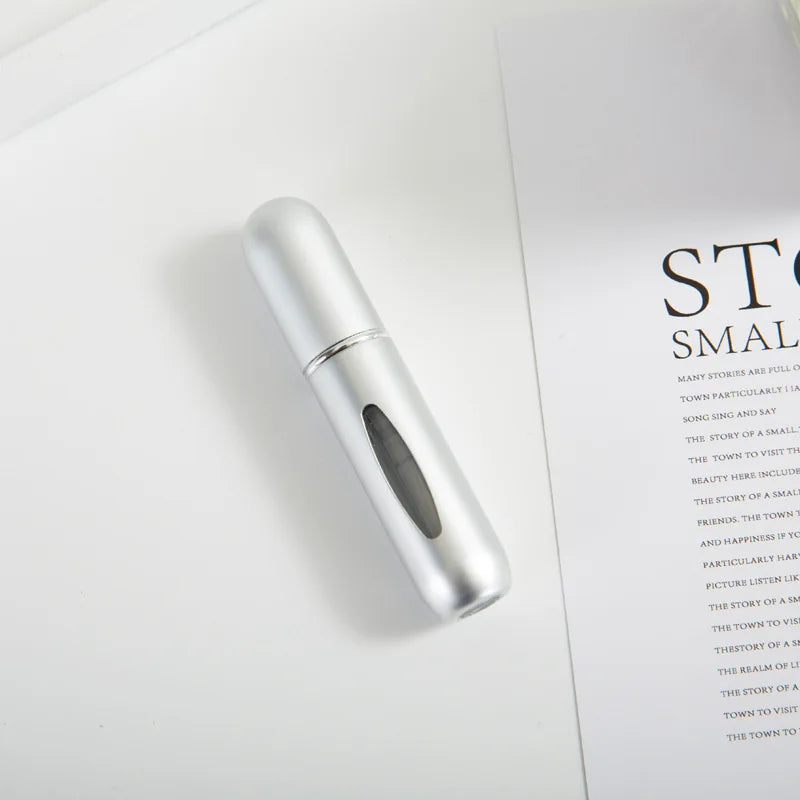 1/3/5/10pcs travel Leak portable mini perfume bottle with Bottom Fill Function aluminum refillable 5ml spray bottle Jasibadan Store Store