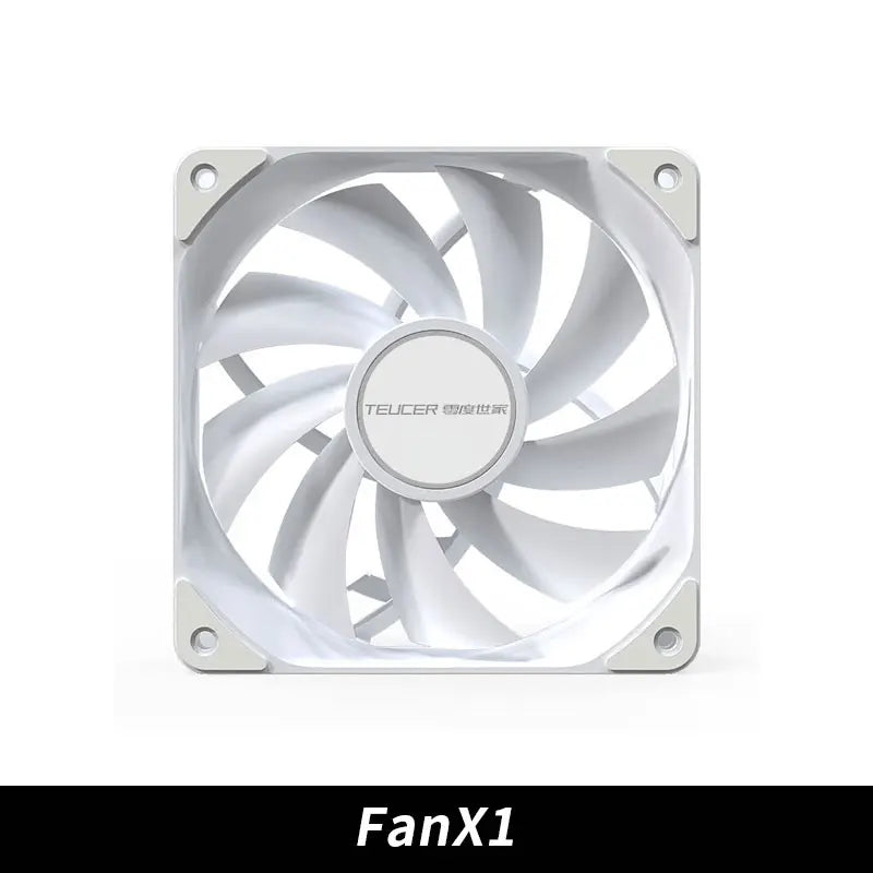 TEUCER PC Computer Case Fan PWM 4 Pin 120mm Silent 12CM Fan CPU Cooler Cooling Fan Cooling Radiator Fan 12V Adjust Fan Speed TEUCER Online Store