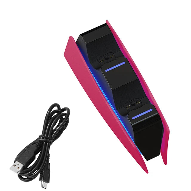 Charger For Sony Play Station Playstation PS 5 PS5 Controller Control Dualsense Stand Accessories Gamepad Support Command Holder Life Dreamer Store