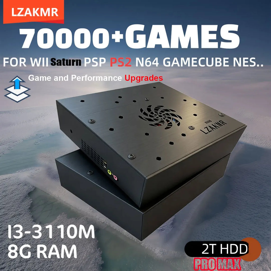 8G Ram 2T Rom New Upgrade Retro Gaming Device 70000+ Games for Wii 260 PS2 DC PSP GAMECUBE 2T Loaded X8 Pro Console Windows 11 LZAKMR Discount Store