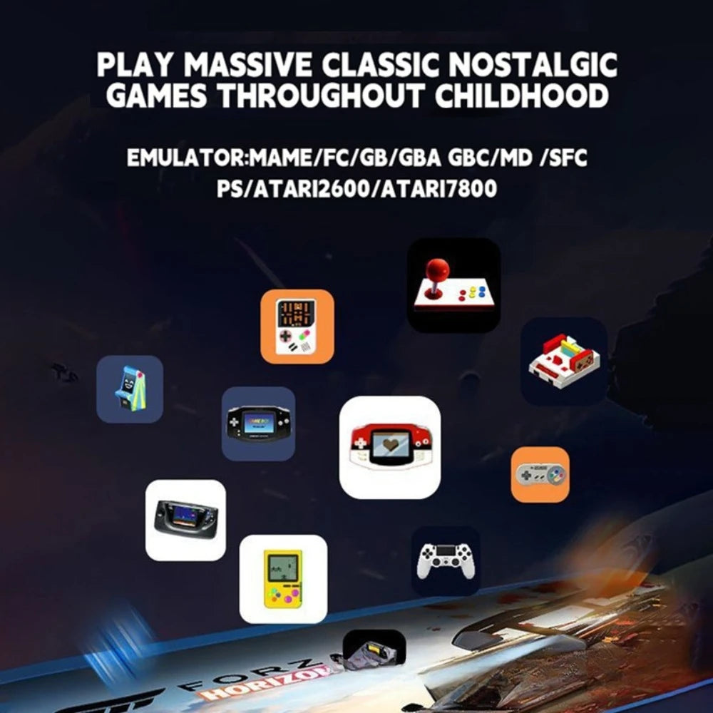 X2 Retro Game Stick 4K Video Game Console 40000+ Games,30+ Emulators,HD Output 2 Wireless Controllers,Plug and Play,TV/Computer SHENZHENG JUSHENG TECH CO.,LTD