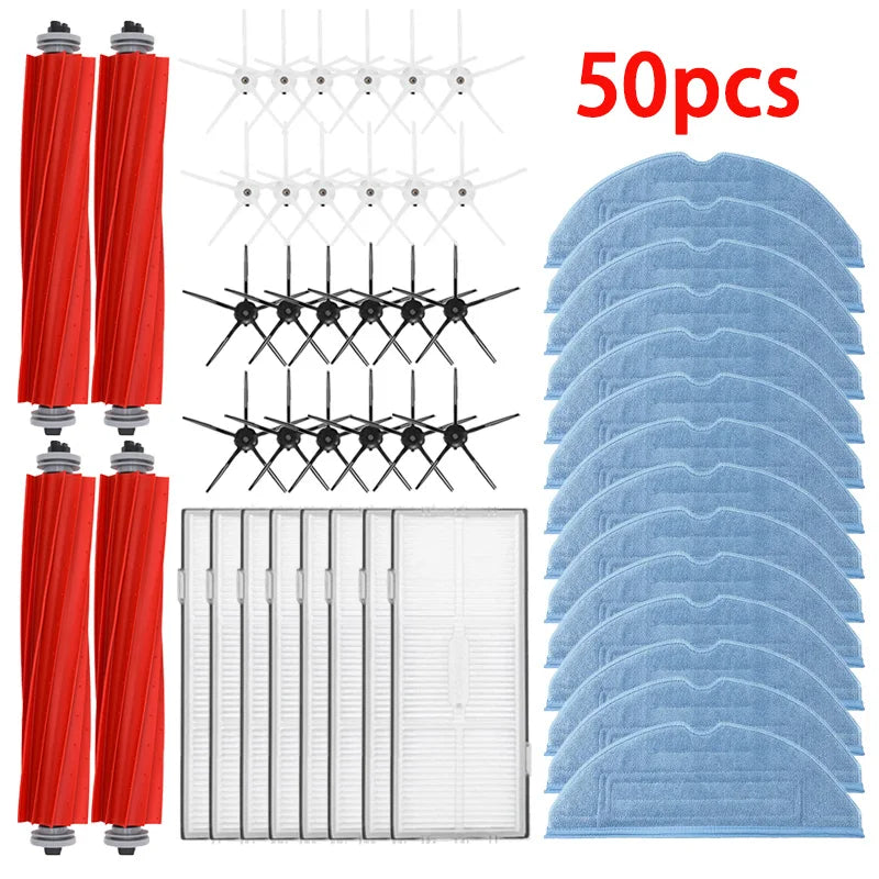 Roborock S7 S70 S75 S7Max S7 maxv ultra T7S Plus S7 pro ultra Accessories Main Brush Hepa Filter Mops Robot Vacuum Cleaner Parts 1-1 Vacuum cleaner Parts Store