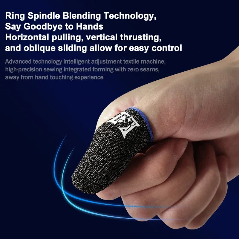 1/3/5 Pairs Mobile Game Fingertip Gloves For PUBG Sweatproof Anti-slip Touch Screen Finger Sleeve Breathable Gaming Finger Cover 3C Kanlennys Store