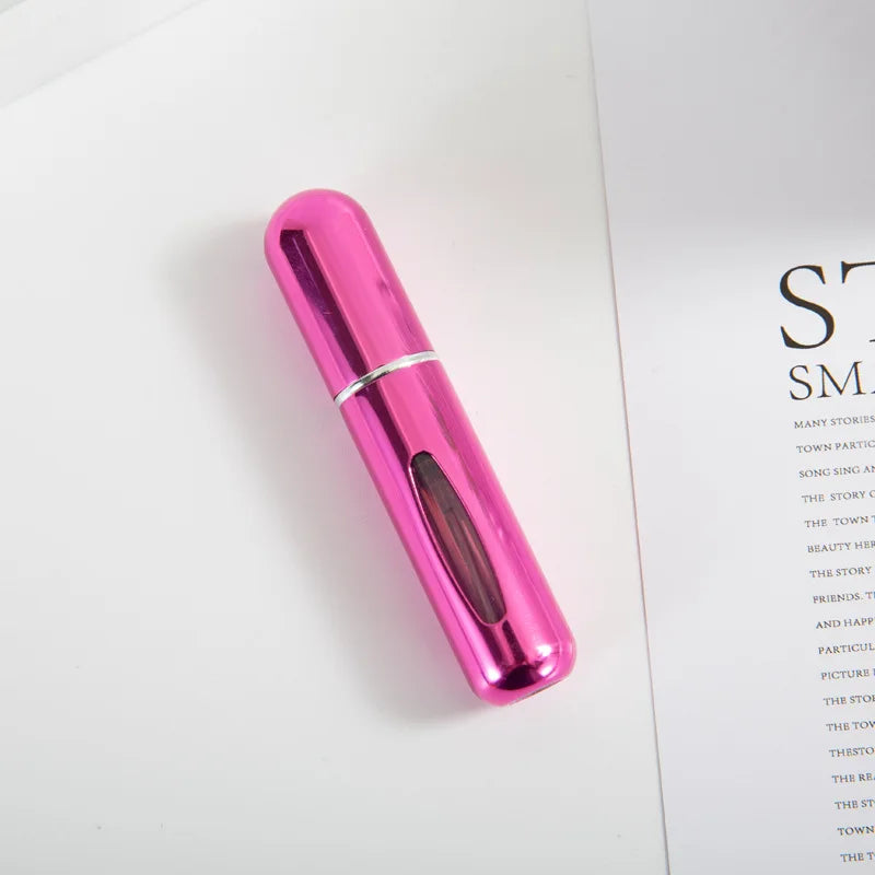 1/3/5/10pcs travel Leak portable mini perfume bottle with Bottom Fill Function aluminum refillable 5ml spray bottle Jasibadan Store Store