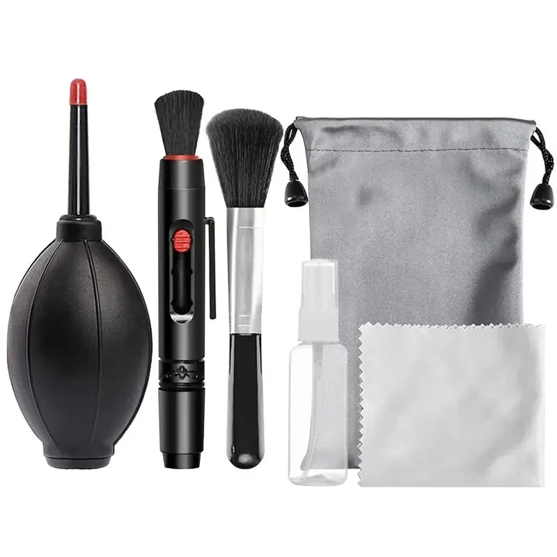 6 In 1 DSLR Lens Camera Cleaner Kit Digital Camera Sensor Cleaning Kits DSLR DV Cameras Clean Set For Sony Fujifilm Nikon Canon Mosizave Accessories Store