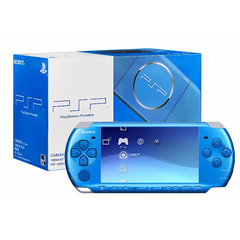 Original Sony PSP 3000 Handheld Game Console PlayStation Portable PSP-3006 Arcade Game Console Holiday Gift with Free Games Digital Gamer Store