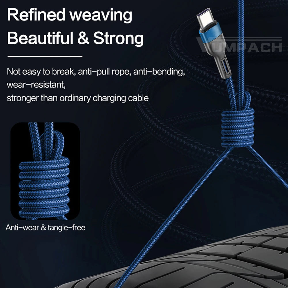 Vumpach Fast usb c type c cable Fast Charging Data Cord Charger usb cable c For Samsung s21 s20 A51 xiaomi mi 10 redmi note 9s 8 Vumpach official Store