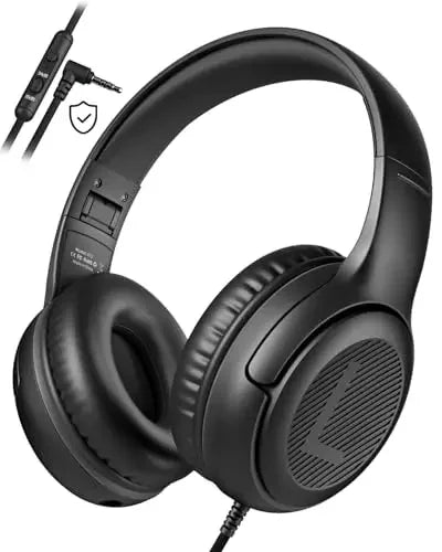 1/2/3Pcs AWATRUE AT2 Kids Headphones Wired Toddler Headsets with Mic Over-Ear Headphone Foldable on-Ear Design for PC,Laptop NUBWO Audio Store