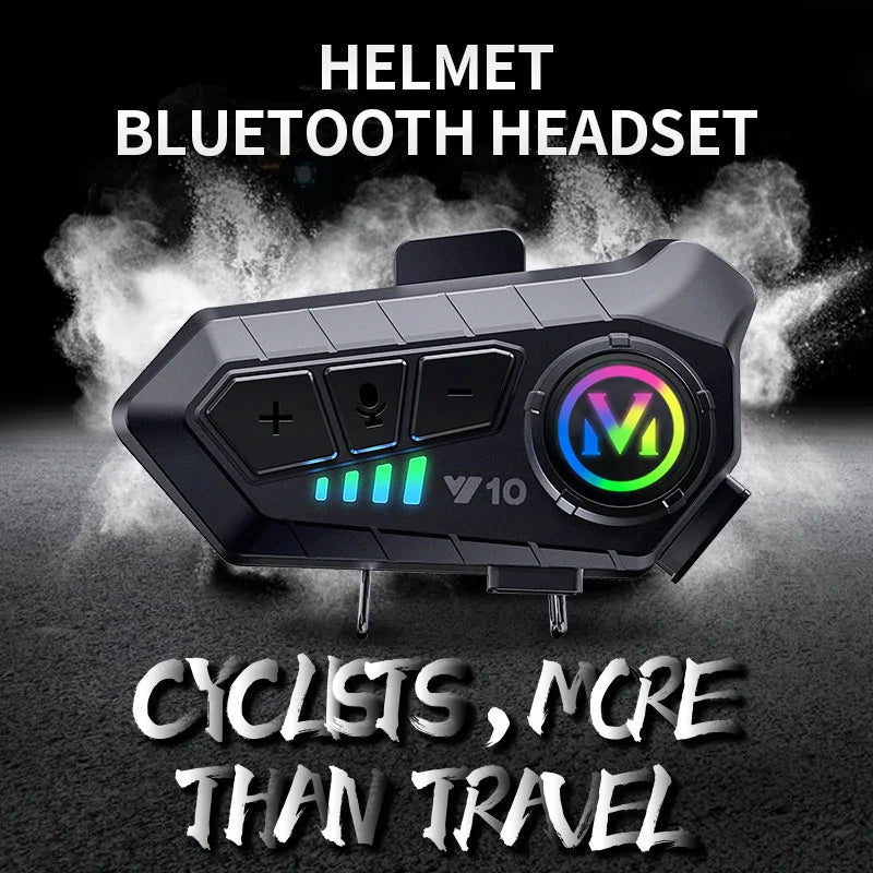 Wireless Headphone Bluetooth5.3 Earphone IPX6 Waterproof MP3 Player HD Sound Motorcycle Helmet Headset with Mic Moto Accessories Car Life Further Store