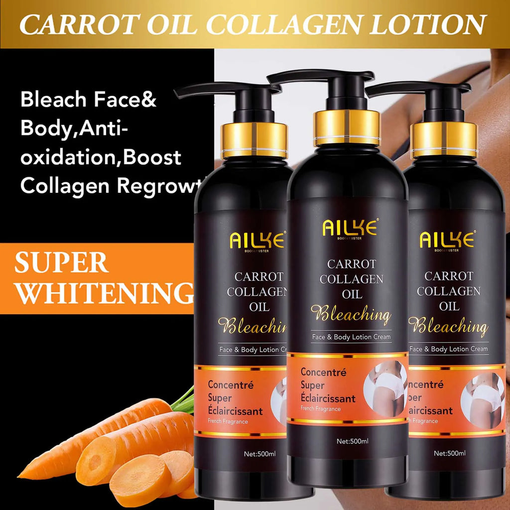 AILKE Collagen 5 in 1 Skin Care Kit, Restore Skin Elasticity, Smooth Skin, Brighten, Even Skin Tone, For Face And Body Use Set AILKE Store