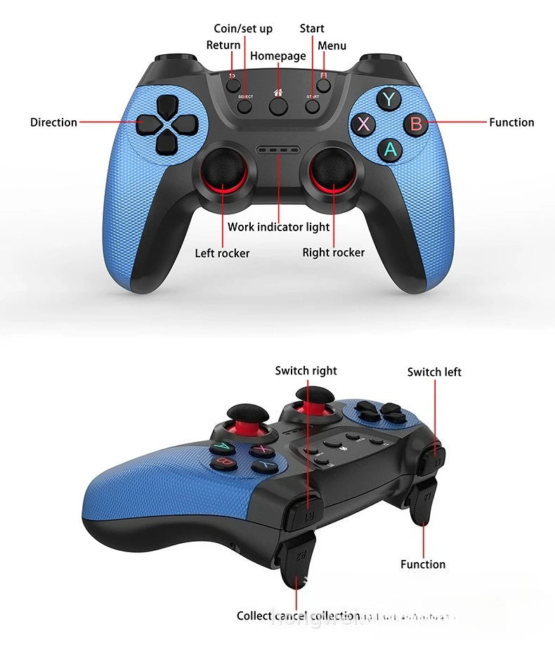 X2 Retro Game Stick 4K Video Game Console 40000+ Games,30+ Emulators,HD Output 2 Wireless Controllers,Plug and Play,TV/Computer SHENZHENG JUSHENG TECH CO.,LTD