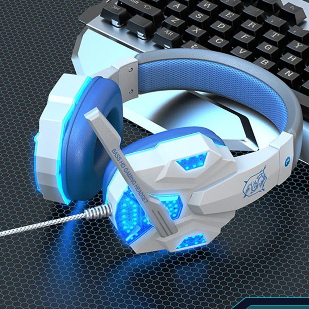 Headphones 3.5mm Wired Gaming Headset Earphones Music For PS4 Play Station 4 Game PC Chat computer With Microphone OtoLine Store