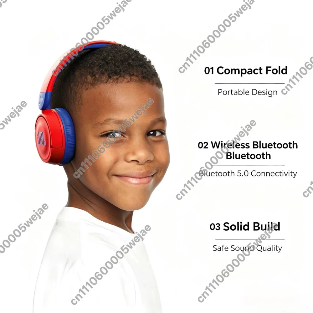JBL JR 310BT Children's Headset Headband Wireless Bluetooth Hearing Protection Student Online Learning Earphones Marshall Sound Range Pavilion Store