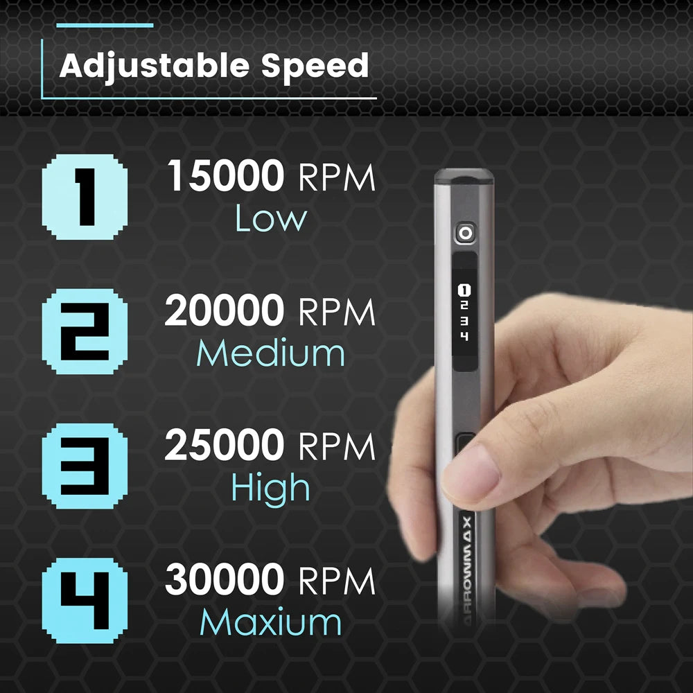 ARROWMAX SGS Engraving Pen Cordless Rotary Tool Kit Electric Mini Grinder with 42 Bits for Crafts Metal Wood Glass Carving ARROWMAX Official Store