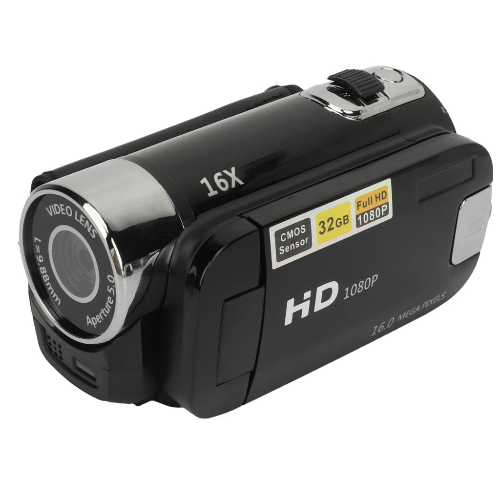 D90 1080P 16MP Digital Camera 2.4 Inch Rotatable Screen Camcorder 16X Zoom HD Video Recorder with Fill Light new Shop1103677655 Store