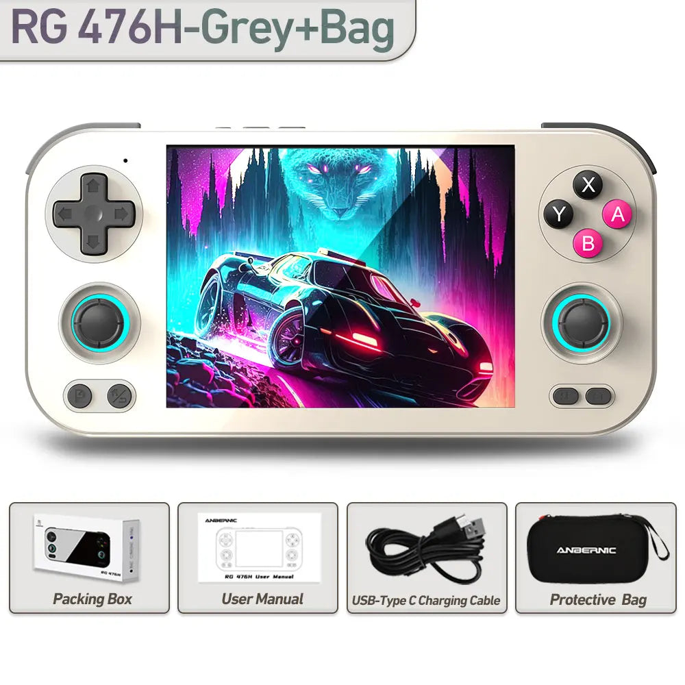 ANBERNIC RG 476H Retro Game Console 4.7-inch LTPS In-Cell display Android 13 Unisoc T820 Processor Video Games RG476H Streaming Anbernic Official Store