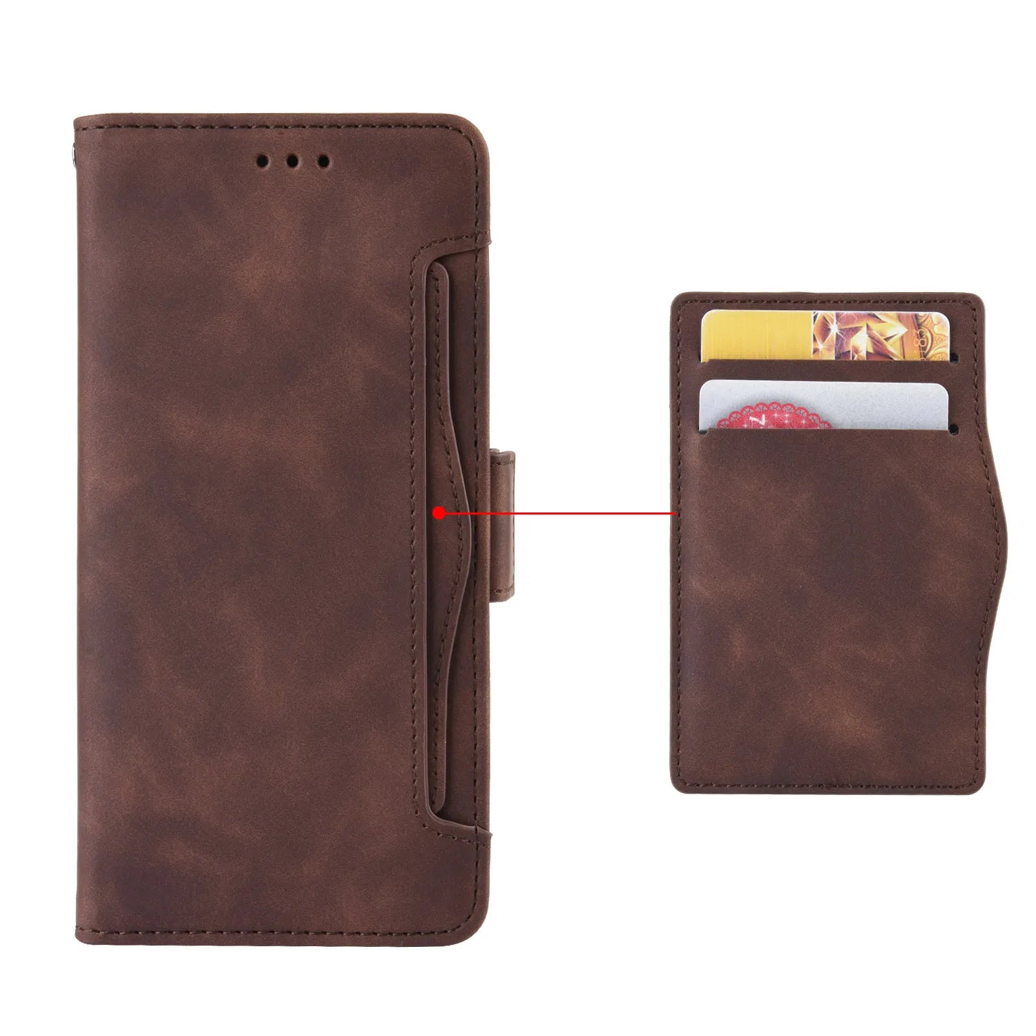 Leather Case For Infinix Note 60 Ultra 5G，X6877 Strong Magnet Case Flip Magnetic Wallet Flip Cover Baili Store