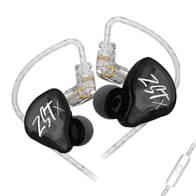KZ ZST X 1BA 1DD Hybrid technology HIFI In Ear Earphones Bass Earbud Sport Noise Cancelling Headset KZ ZSN pro ZSX ZS10 pro C12 SA-Audio Store