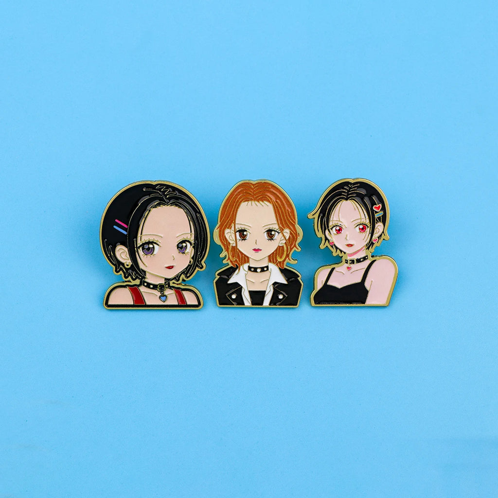 20/50/100/200pcs Random Mix Wholesale Anime Enamel Pins Set Brooches Badges Collection Gifts Cosplay Accessories