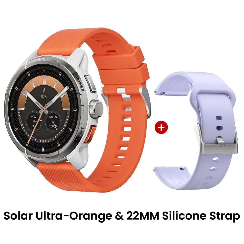HAYLOU Solar Ultra GPS Smartwatch 1.6” AMOLED Display 5ATM Waterproof Built-in GPS Bluetooth Phone Calls Sports Smart Watch Haylou Official Store