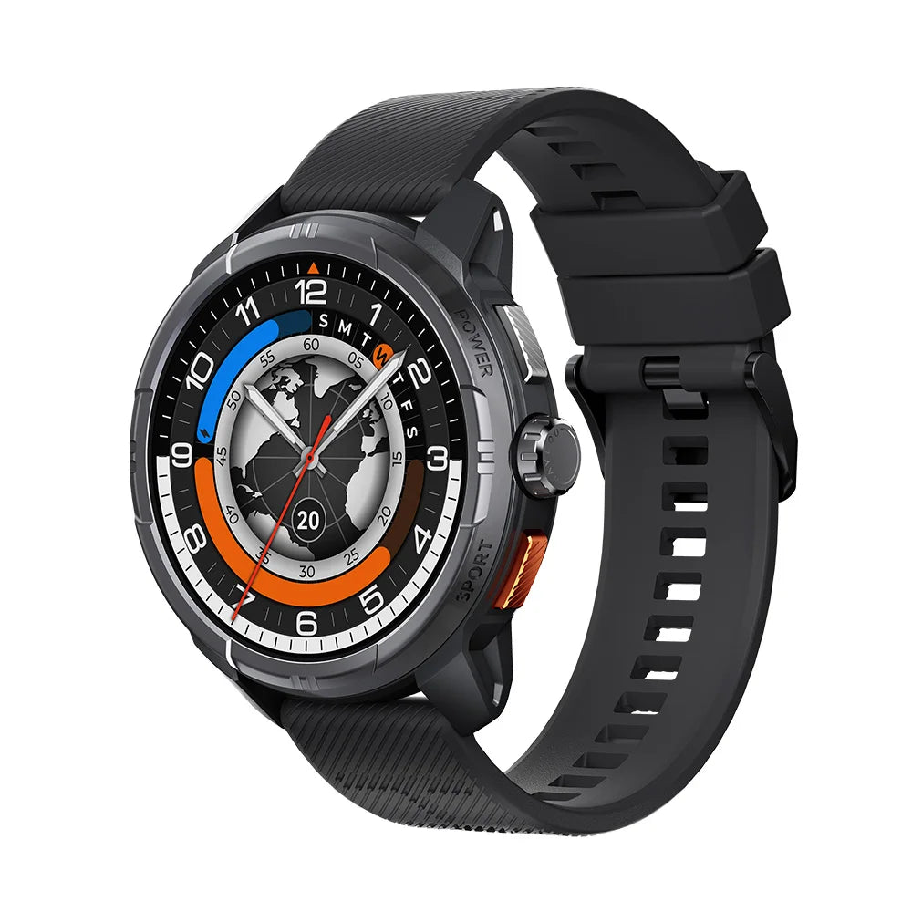 HAYLOU Solar Ultra GPS Smartwatch 1.6” AMOLED Display 5ATM Waterproof Built-in GPS Bluetooth Phone Calls Sports Smart Watch Haylou Official Store