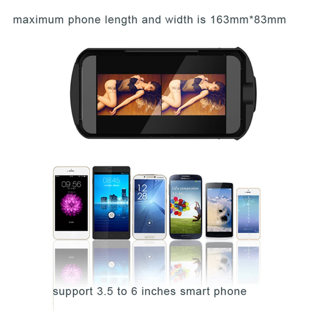 Portable 3D VR Glasses Movies Games Plastic Nearsighted VR Glasses Mini Foldable Virtual Reality VR Glasses Kits for Android/iOS Life With Intelligence Store