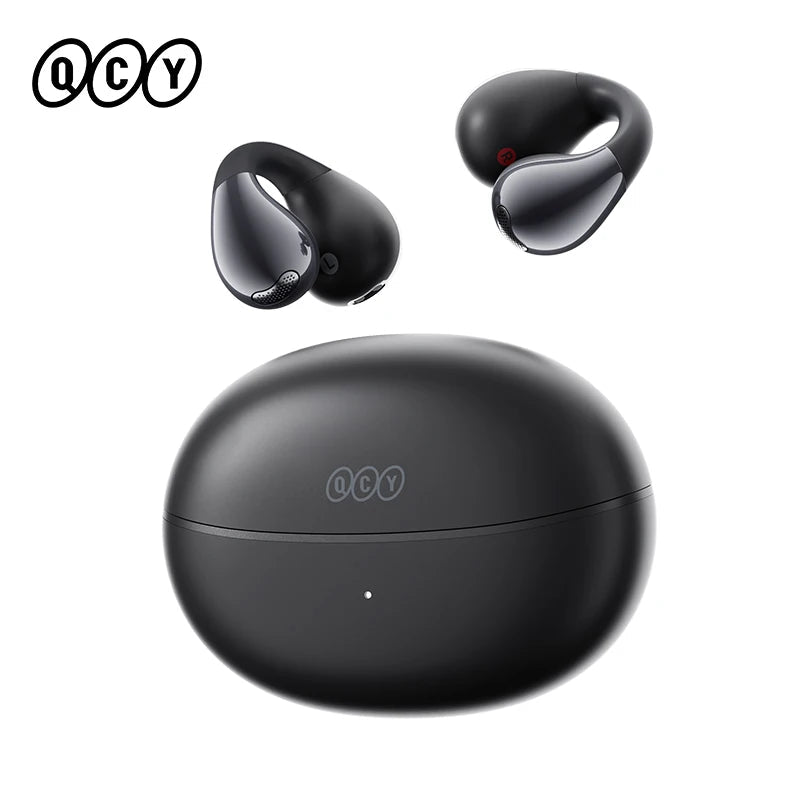 QCY Crossky C30S Clip-On Wireless Earphones Hi-Res LDAC Headphones Bluetooth 6.0 Dual-Magnet Driver Headsets 40H Sports Earbud QCY Factory Store