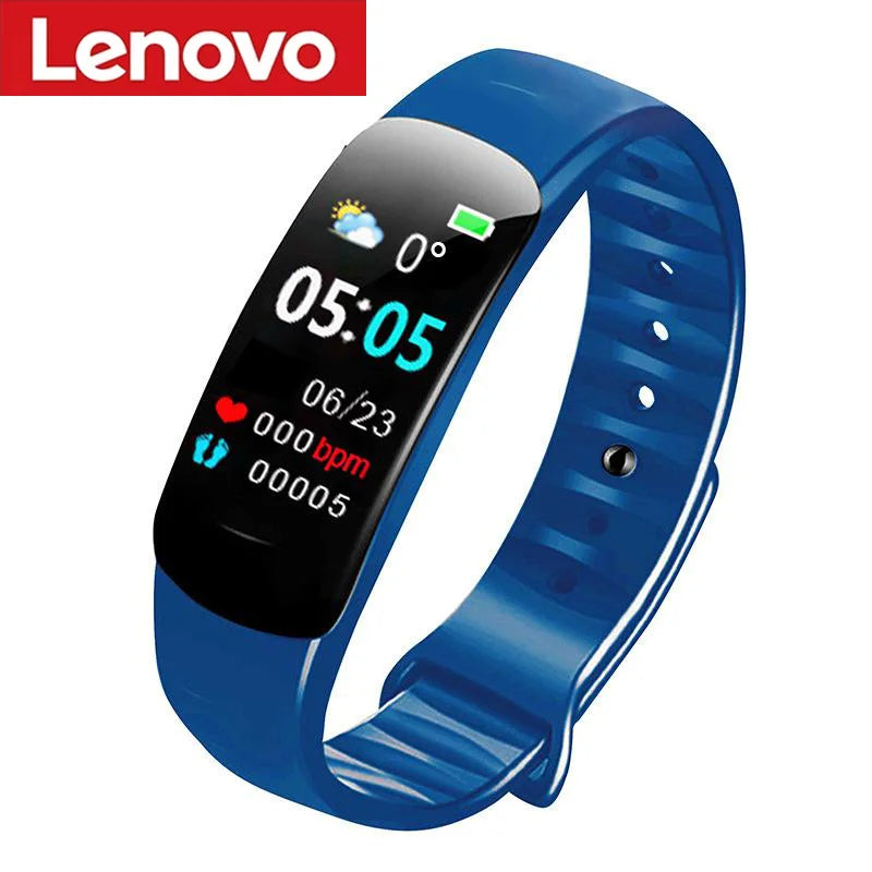 Lenovo C1 Plus Smart Watch Bluetooth Step Counting Sports Bracelet Fitness Tracker Heart Rate Blood Pressure Sleep Men Women Tarrot DigitaL Store