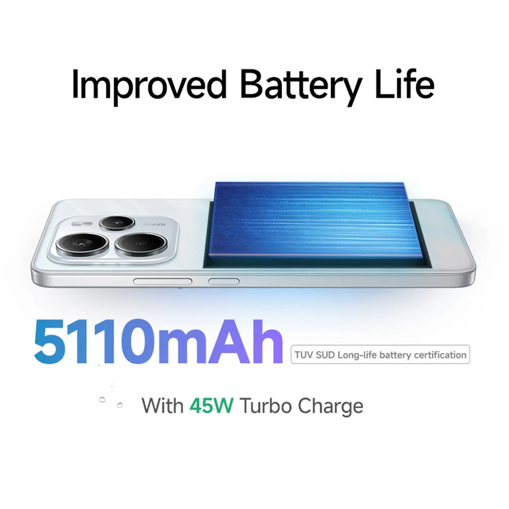 Global Version Xiaomi Redmi Note 14 5G Smartphone 50MP Camera MTK Dimensity 7025-Ultra 45W Charging 6.67" 120Hz Display IP64 Xiaomi Mi - Global Store