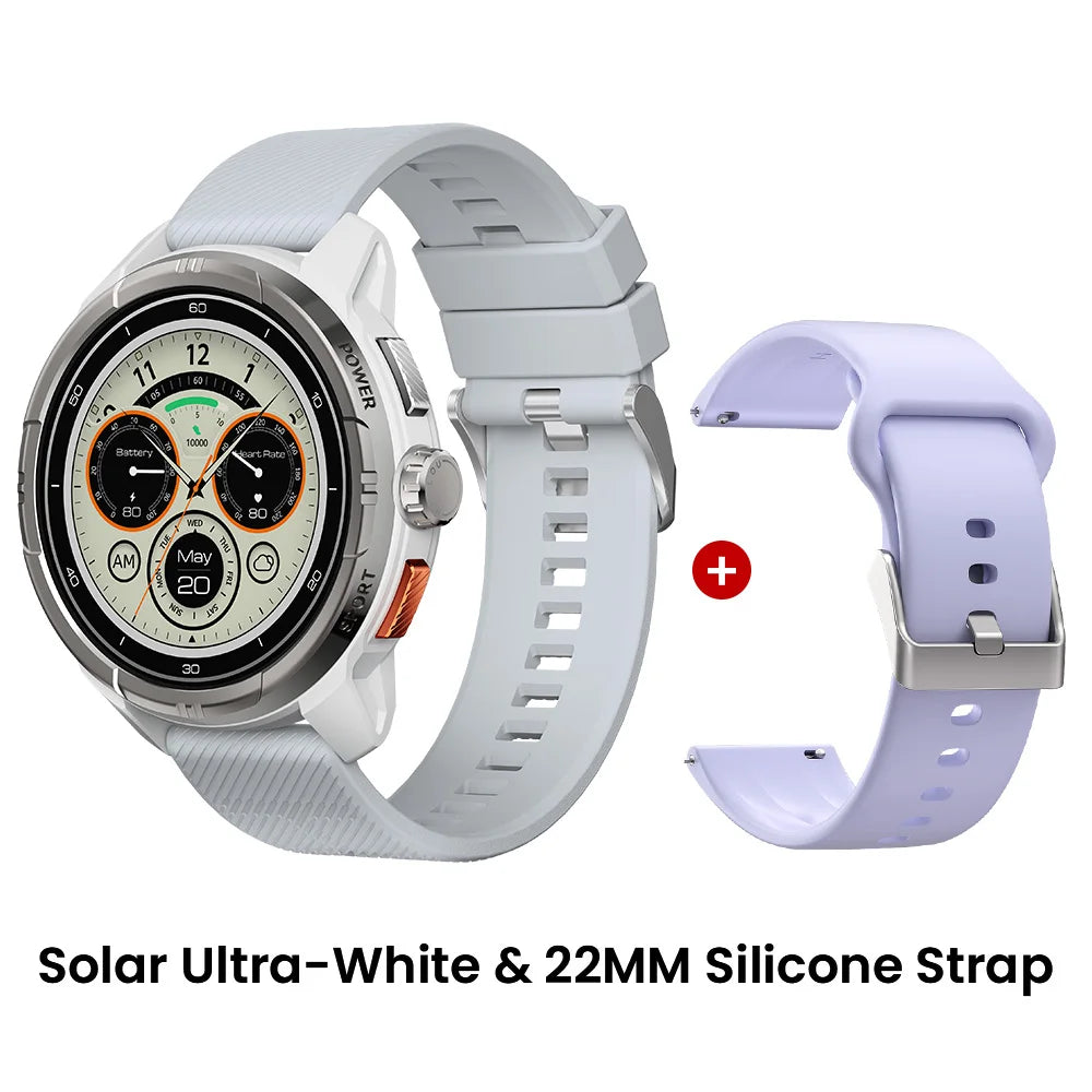 HAYLOU Solar Ultra GPS Smartwatch 1.6” AMOLED Display 5ATM Waterproof Built-in GPS Bluetooth Phone Calls Sports Smart Watch Haylou Official Store