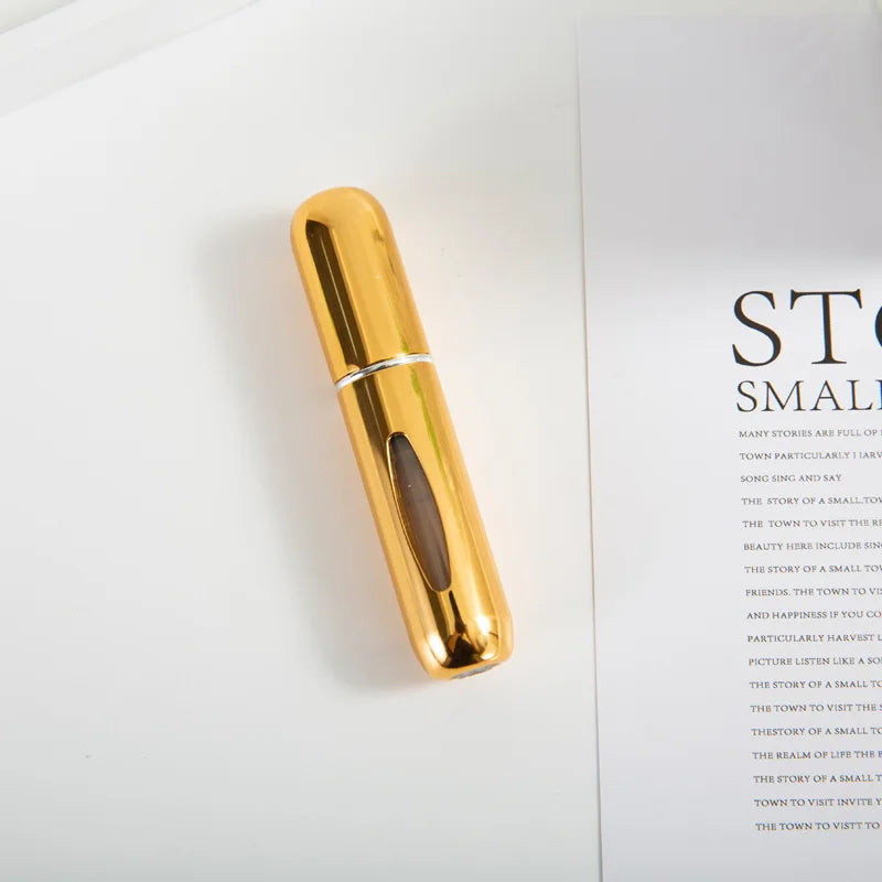 1/3/5/10pcs travel Leak portable mini perfume bottle with Bottom Fill Function aluminum refillable 5ml spray bottle Jasibadan Store Store