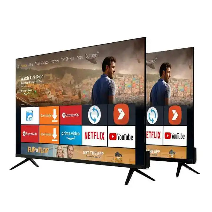 Wholesale Price 4K Android Smart TV 50 55 65 75 85 Inch Custom Logo OEM Unbreakable LED TV HD Definition Roc's Smart Home Appliances Store