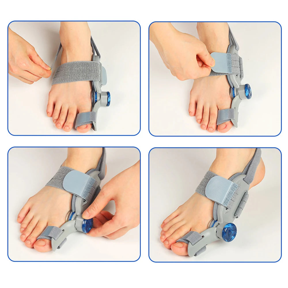 Bunion Splint Big Toe Straightener Hallux Valgus Correction Orthotics Foot Bone Thumb Adjuster Correction Bunions Corrector
