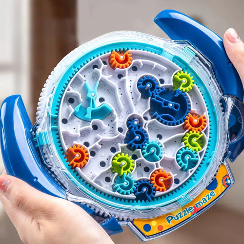 3D Puzzle Funny Gear Labyrinth Disk Gear Balance Ball Maze Super Brain Games Brain Teaser Puzzles Puzzle Educational Toys XDR Official Store
