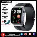 2025 New Medical Grade Air Pump Airbag ECG+PPG Smart Watches Men Women Blood Pressure Glucose Heart rate Bluetooth Call Bracelet GUHUAVMI High-End Smart Wear Store