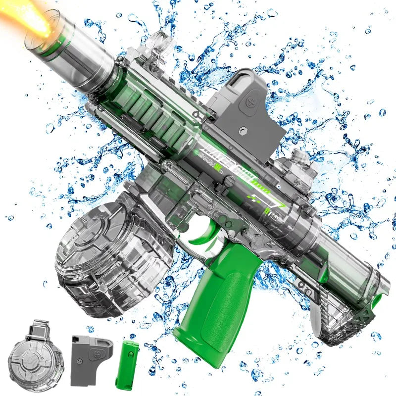 M416 LED Water Gun for Kids – Large Capacity Auto-Fire Summer Outdoor Toy AE Selection Toys Store