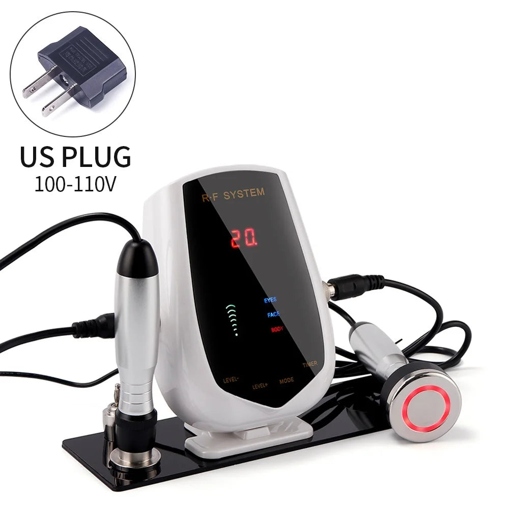 5MHz RF Tripolar Beauty Face&Eye&Body Radio Frequency Device Skin Rejuvenation Tightening Lifting Eye Bags Wrinkles Removal foreverlily Store