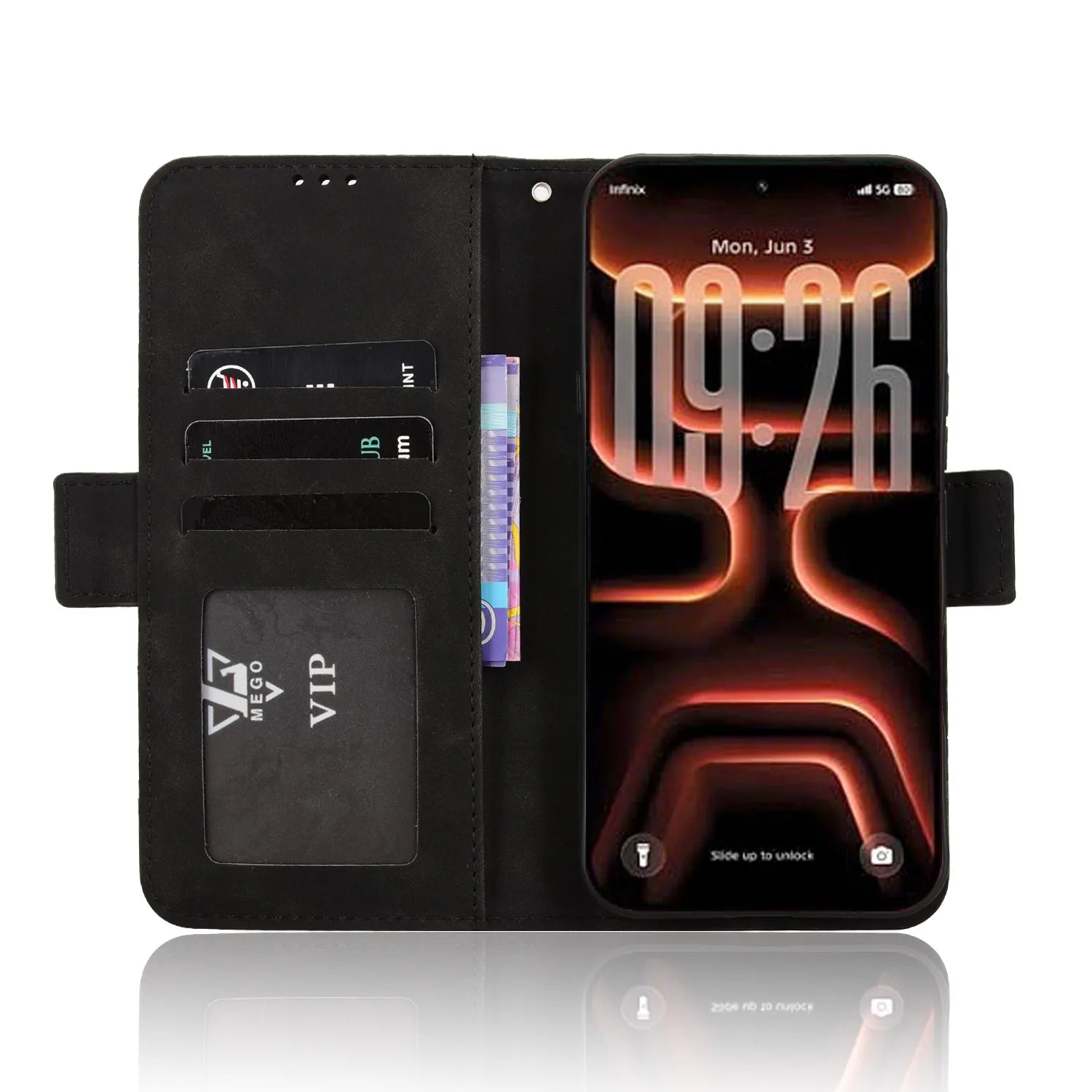 Leather Case For Infinix Note 60 Ultra 5G，X6877 Strong Magnet Case Flip Magnetic Wallet Flip Cover Baili Store