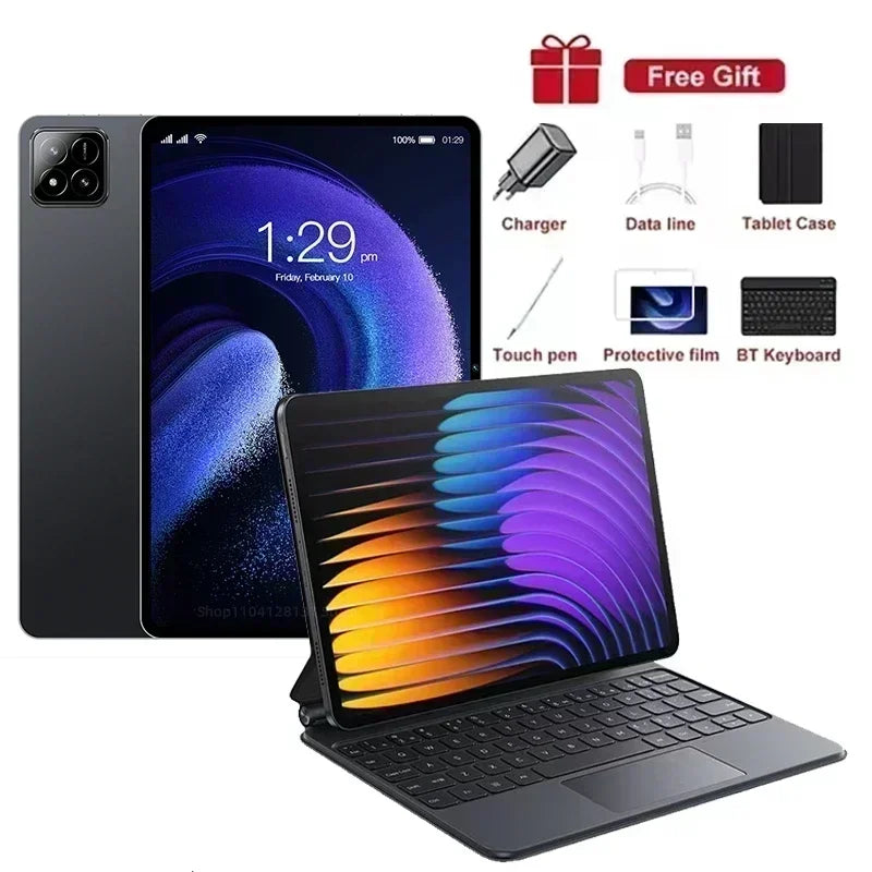 NEW Original Pad 7S Pro 11inch Tablets Android 14 22GB+2TB 12000mAh 5G Dual SIM Bluetooth WiFi HD 4K Screen GPS WPS Tablet PC 5G Global Edition Tablet Store