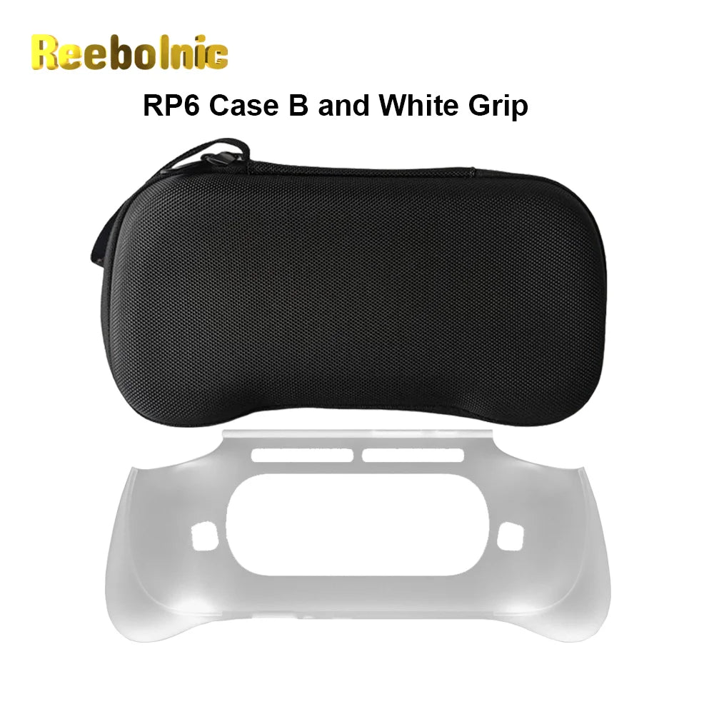 Reebolnic Retroid Pocket 6 Grip for Handheld Game Console TPU Retroid Pocket Official Grips of RP6 Handle Protective Cover Retro Video Game Console Store