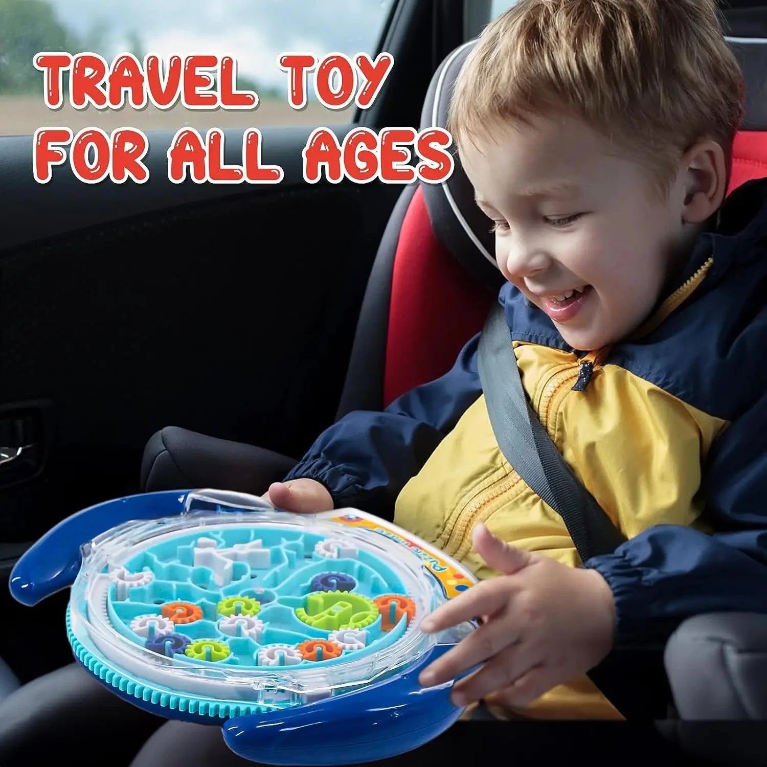 3D Puzzle Funny Gear Labyrinth Disk Gear Balance Ball Maze Super Brain Games Brain Teaser Puzzles Puzzle Educational Toys XDR Official Store