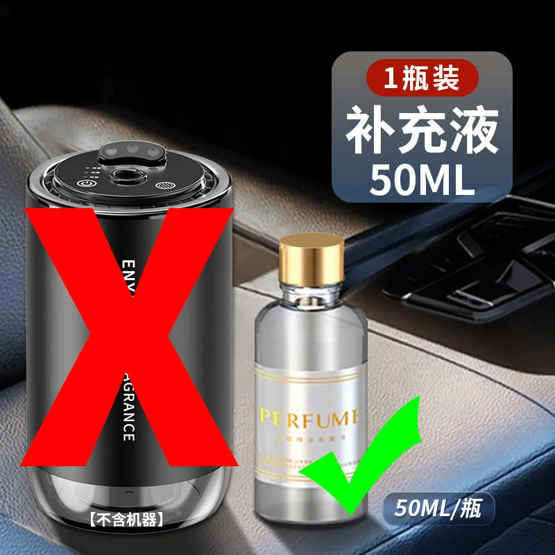 Car Air Freshener RGB Starry Sky Top 3 In 1 Multi-Function Aromatherapy LED Light USB Charger Essential Oil Diffuser Accessories QIYOU TSLA Laneng Factore Store