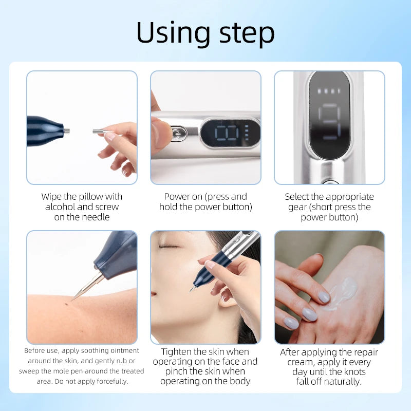 Laser Plasma Pen For Mole Dark Spot Freckle Nevus Wart Skin Tag Pimples Tattoo Removal Skin Face Care Beauty Machine Papilloma LESEN Tech Store